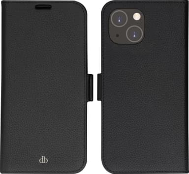 Dbramante1928 New York wallet iPhone 14 Plus lommebokdeksel (night black)