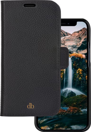 Dbramante1928 New York lommebokdeksel til iPhone 12/12 Pro (sort)