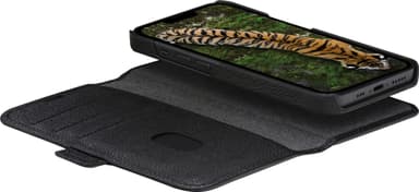 Dbramante1928 New York wallet iPhone 14 Plus lommebokdeksel (night black)