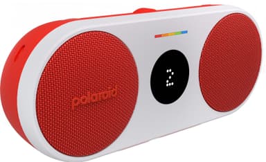Polaroid Music P2 trådløs bærbar høyttaler (rød/hvit)