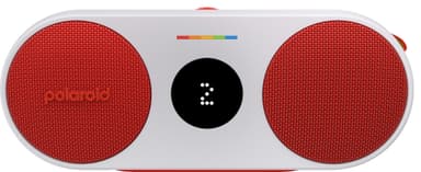 Polaroid Music P2 trådløs bærbar høyttaler (rød/hvit)