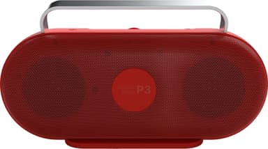 Polaroid Music P3 trådløs bærbar høyttaler (rød/hvit)