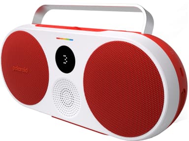 Polaroid Music P3 trådløs bærbar høyttaler (rød/hvit)