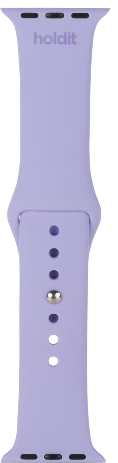 HOLDIT Apple Watch Silicone Band klokkereim 30-41mm (lilla)