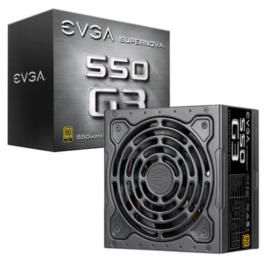EVGA SuperNOVA 550 G3 strømforsyningsenhet 550 W 24-pin ATX Sort