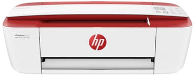 HP DeskJet 3733 AIO inkjet-skriver (rød/hvit)