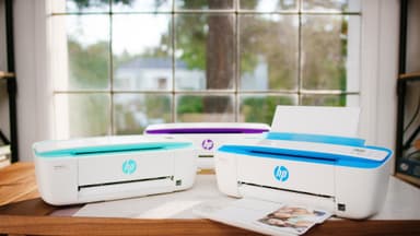 HP DeskJet 3733 AIO inkjet-skriver (rød/hvit)