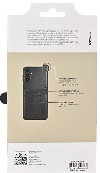 Buffalo deksel til Samsung A04s/A13 5G (sort)