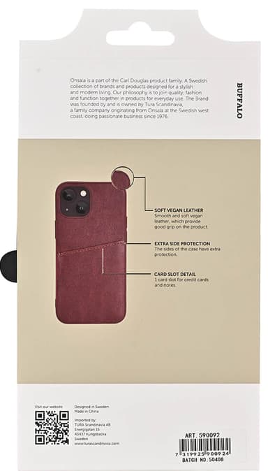 Buffalo Backcover iPhone 13 mini deksel (brun)