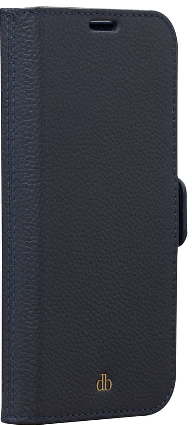 Dbramante1928 New York wallet iPhone 13 lommebokdeksel (blå)