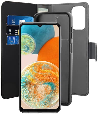 Puro 2-i-1 lommebokdeksel til Samsung Galaxy A23 4G/5G (sort)