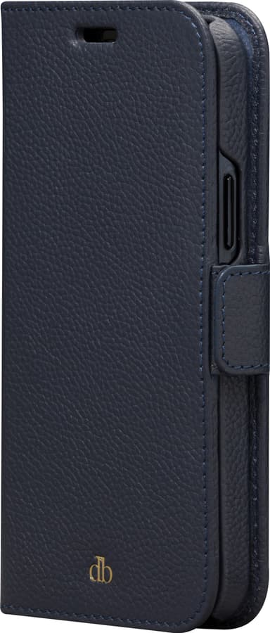 Dbramante1928 New York wallet iPhone 12/12 Pro lommebokdeksel (blå)