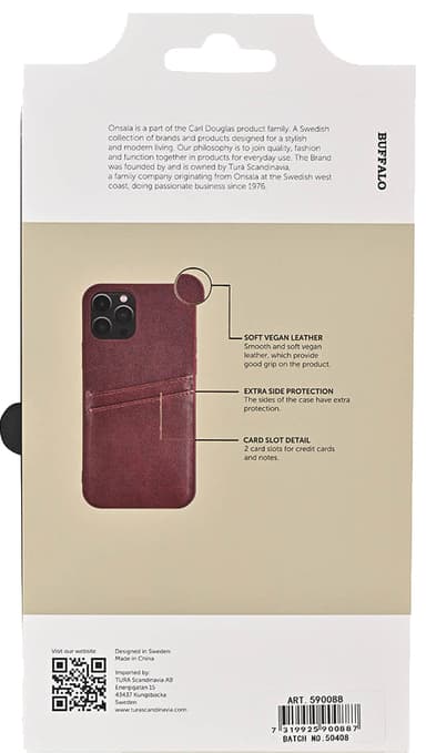 Buffalo Backcover iPhone 12/12 Pro deksel (brun)