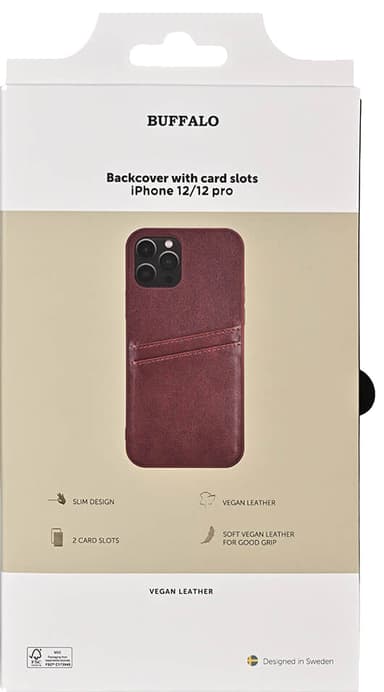Buffalo Backcover iPhone 12/12 Pro deksel (brun)