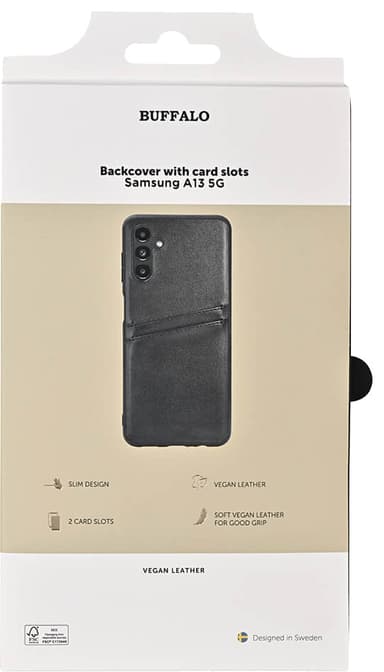 Buffalo deksel til Samsung A04s/A13 5G (sort)