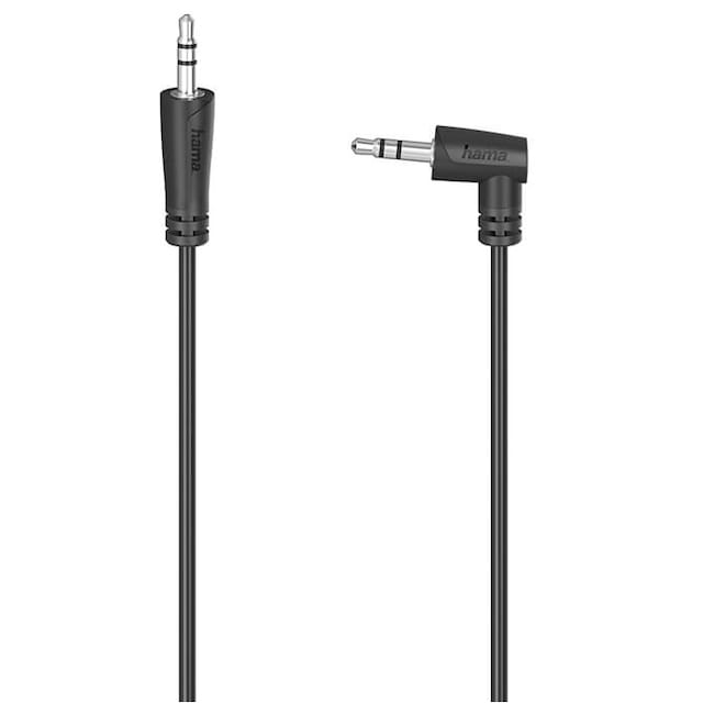 Hama Audio 3,5 mm til 3,5 mm vinklet kabel 1,5 m