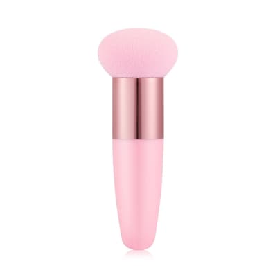 Foundation Sponge Puff Mushroom Head Tørr og våt Makeup Puff Sponge 3 Pack Rosa