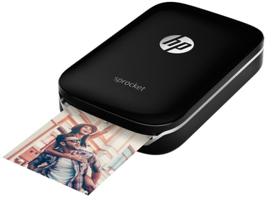 HP Sprocket fotoprinter til mobil (sort 