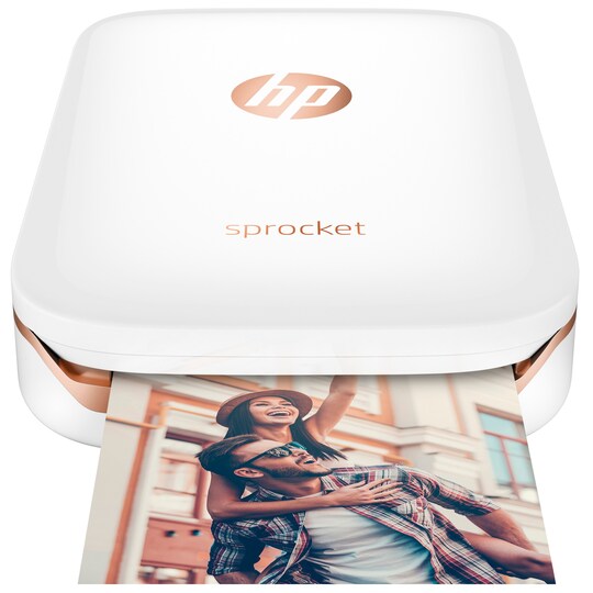 HP Sprocket fotoprinter til mobil (hvit)