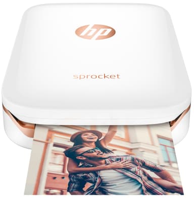 HP Sprocket fotoprinter til mobil (hvit)