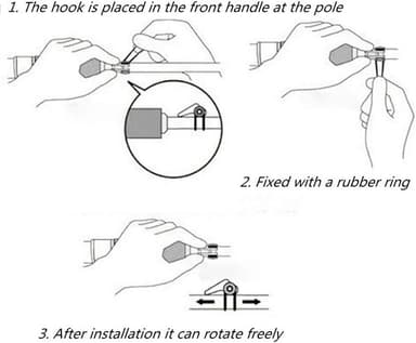 Fiskestang Krokholder Bait Keeper 30 Pack Svart