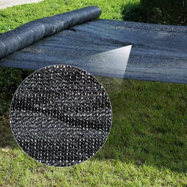 Skyggenett / Sikkerhetsnett 5 meter Svart