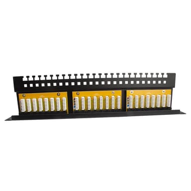 TRIAX Patch Panel 19"" 1U Krone CAT6 UTP 24 Portar
