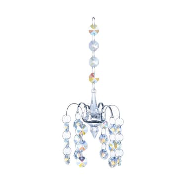 Prisme åttekantede perler Sun Catcher Hengende Ornament Lysekrone Form Klar