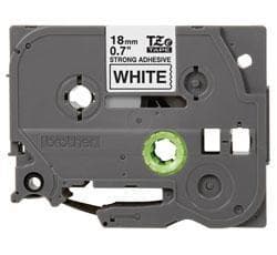 TZeS tape 18mmx8m strong black/white