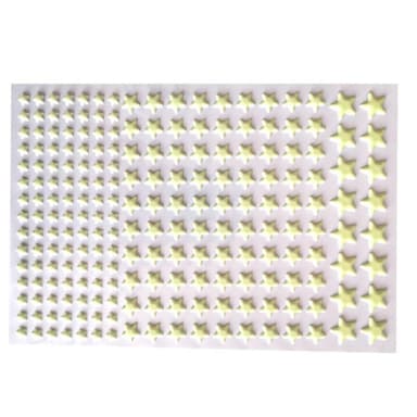 Luminous Stars Wall Stickers Decals Grønn 202 deler