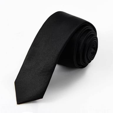 Lite smalt slips for menn Dame Polyester Sort