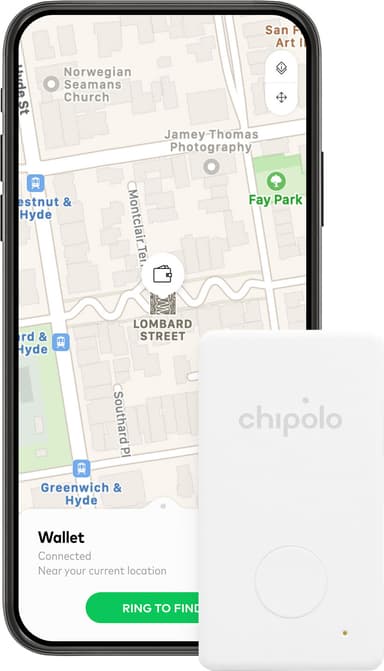 Chipolo Card Bluetooth sporer (2 pakning)