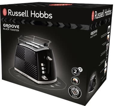 Russell Hobbs Groove brødrister 26390-56 (sort)