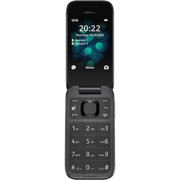 Nokia 2660 Flip mobiltelefon (sort)