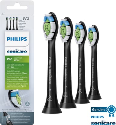 Philips Sonicare tannbørstehoder HX6064/11 (sort)