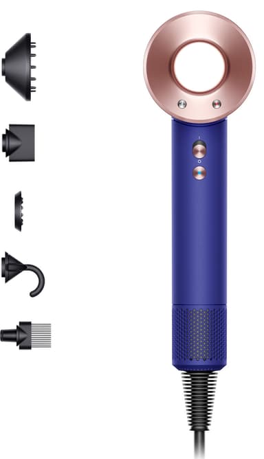 Dyson Supersonic Special Edition hårføner (Vinca blue/Rosé)