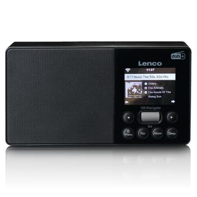 Lenco PIR-510 internettradio, sort