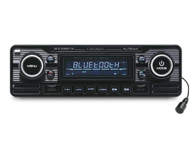 Caliber Retro Radio - CD, Bluetooth og USB - svart