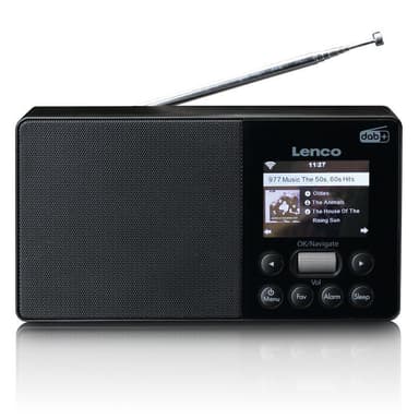 Lenco PIR-510 internettradio, sort