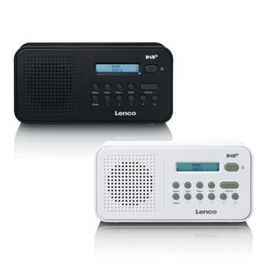 Lenco PDR-015 DAB-radio, hvit