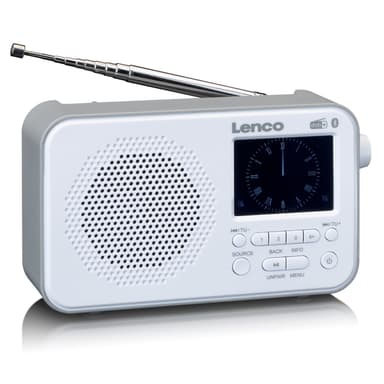 Lenco PDR-035 DAB-radio, hvit