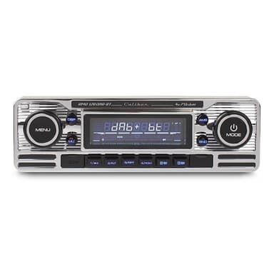 Caliber Retro Radio - DAB+, Bluetooth og USB, Sølv