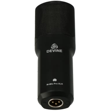 Devine M-Mic PRO XLR Kondensatormikrofon (Svart)