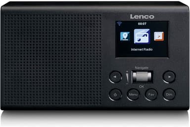 Lenco DIR-60 internettradio, sort