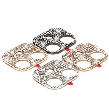 Kamerabeskyttelse Bling Gull iPhone 12