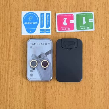 Kamerabeskyttelse 2-pakning Hvit iPhone 11/12/12 Mini