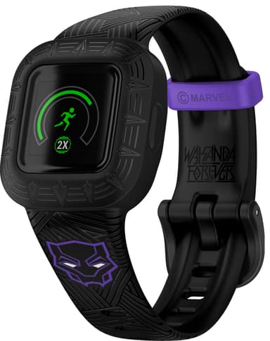 Garmin Vivofit Jr. 3 aktivitetsmåler for barn (Black Panther utgave)