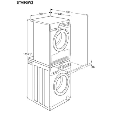 Electrolux Tilbehør STA9GW3 (Hvit)