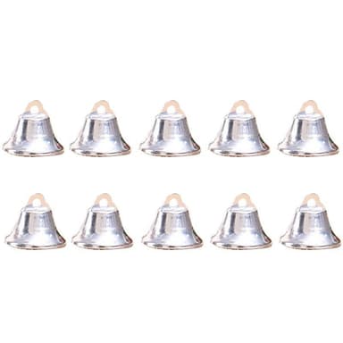 Julepynt Bells 10-pak Sølv