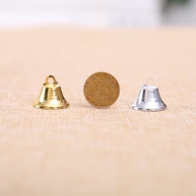 Julepynt Bells 10-pak Sølv